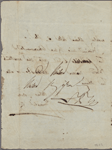 Autograph letter signed to Lord Byron, 9 April 1820