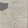 Autograph letter unsigned to Thomas Jefferson Hogg, 20 April 1820