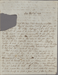 Autograph letter unsigned to Thomas Jefferson Hogg, 20 April 1820