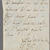 Autograph note signed to Lord Byron, ?May 1820