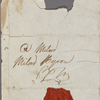 Autograph letter signed to Lord Byron, ?May 1820