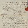 Letter (draft) to Michele Leoni, [circa 8-10 May 1820]; with autograph letter signed by Guiccioli to Byron