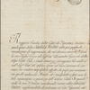 Petition (scribal copy) to Pope Pius VII, ca. 15 May 1820; with scribal copy of the Papal Rescript of Pope Pius VII of 6 July 1820