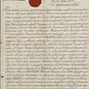 Petition (scribal copy) to Pope Pius VII, ca. 15 May 1820; with scribal copy of the Papal Rescript of Pope Pius VII of 6 July 1820