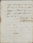 Autograph letter signed to Lord Byron, mid-May-mid-July 1820