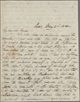 Autograph letter signed to Lord Byron, 26 May 1820