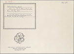 Autograph letter signed to Horace Hall, 26 May 1820