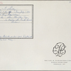 Autograph letter signed to Samuel Hamilton, 1 July 1820; addressed in the hand of Mary Wollstonecraft Shelley