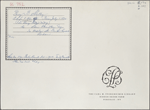 Autograph letter signed to Samuel Hamilton, 1 July 1820; addressed in the hand of Mary Wollstonecraft Shelley