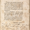 Holograph marginalia in Ugo Foscolo's Ultime Lettere di Jacopo Ortis