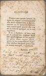 Holograph marginalia in Ugo Foscolo's Ultime Lettere di Jacopo Ortis