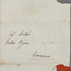 Autograph letter signed to Lord Byron, 18 July 1820