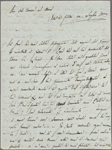 Autograph letter signed to Lord Byron, 23 July 1820