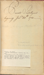 Private intelligence as to the American Army, from Jan. 20 to July 19, 1781