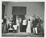 Scene from the American Negro Theatre production of "On Strivers Row," 1946, with Harry Belafonte (seated at left)