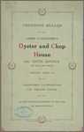 Theodore Muller Ladies' and Gentlemen's Oyster and Chop House