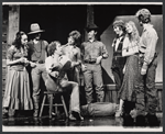 David Carradine (sitting on stool) and company in the stage production The Ballad of Johnny Pot