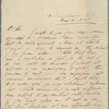 Autograph letter signed to John Lambert, 10 May 1815