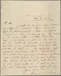 Autograph letter signed to John Lambert, 10 May 1815