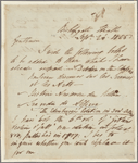 Autograph letter signed to Lackington & Co., 26 September 1815