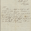 Autograph letter signed to Galignani, 28 April 1820
