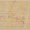 Map of the route of the New York and Sea Beach Railroad showing the names of the adjacent property owners
