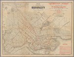 Map of the city of Brooklyn