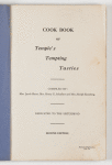 Cookbook of Temple's tempting tasties