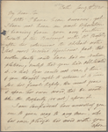 Autograph letter signed to William Whitton, 18 January 1820