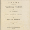 Holograph annotations in a copy of Godwin's Political Justice