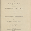 Holograph annotations in a copy of Godwin's Political Justice