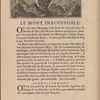 Le Mont inaccessible