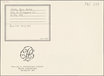 Autograph letter signed to a publisher, 13 July 1809