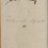 Holograph entries in Baxter's Sussex Pocket Book for 1810