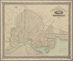 Map of the consolidated city of Brooklyn