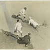 Senators take fourth game of World Series, 7 to 4. Photo show Young[s] sliding safely into second base (first inning) on Kelly's long fly to McNeely, 10/7/24.