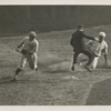 Second game of World's Series, Ruth safe at 2nd after stealing.