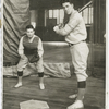 Indoor baseball, practice in Columbia gym.