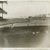 Yankees make it three straight by taking first game in New York: score 8 to 1. General view of game looking towards the diamond from the grandstand.