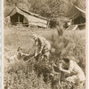 Girl scouts planting trees.
