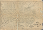 Map of the city of Brooklyn. [Distance shown by 1/2 mile radial zones originating at Brooklyn city hall.]