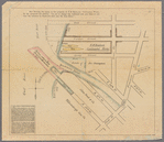 Map showing the injury to the property of T.F. Rowland, Continental Works, by the proposed bill entitled An act to change the bulkhead and pier lines at and near the entrance to Bushwick inlet into the East River