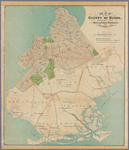 Map of the county of Kings, showing the ward and town boundaries, October 1869