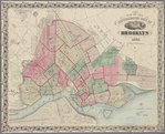 Map of the consolidated city of Brooklyn