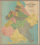 Map of the county of Kings, showing the Senate districts, October 1869