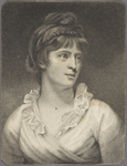 Engraved portrait of Amelia Opie