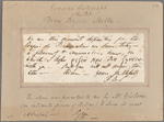 Autograph letter (fragment) signed to John Gisborne, 5 August 1820