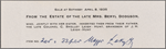 Autograph letter signed to P. B. Shelley, 23 August 1820