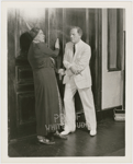 Scene from the theatrical production of the Langston Hughes play "Mulatto," featuring Mercedes Gilbert and James Kirkwood, ca. 1936