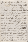 Autograph letter signed to Lord Byron, 2 August 1820